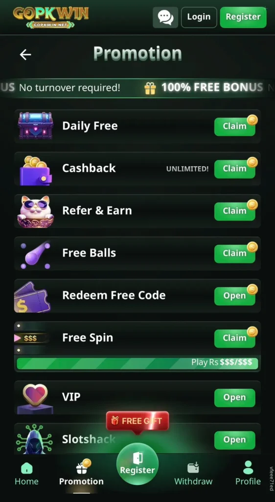 GOPKWIN Game