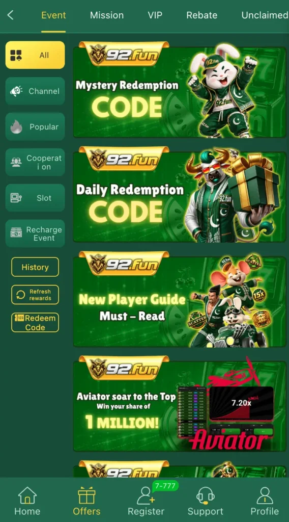 92 Fun Game Event