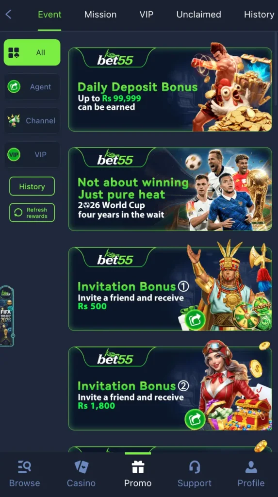 Bet55 Game
